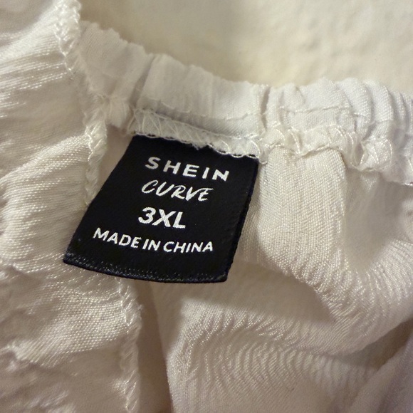 SHEIN White Ruffle Maxi Dress - Picture 2 of 5